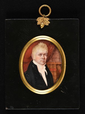 Lot 222 - [Austen, Jane]. Portrait miniature of James Digweed, by George Jackson, circa 1811