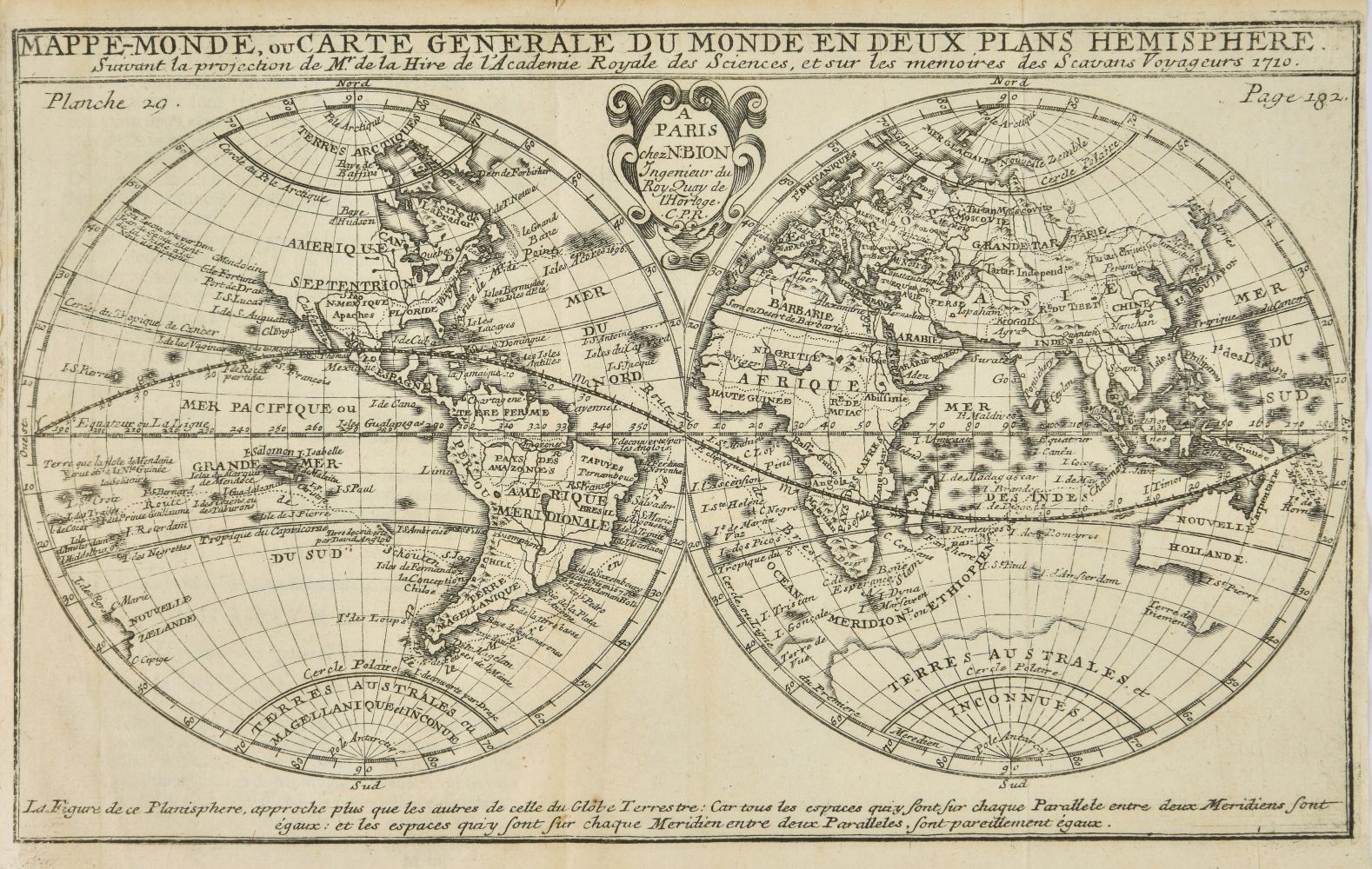 Lot 324 - Bion (Nicolas). L'Usage des Globes celeste