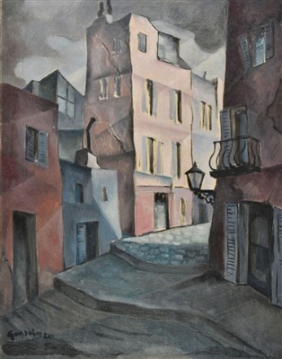 Lot 337 - Gurschner (Herbert, 1901-1975). French Street, circa 1925