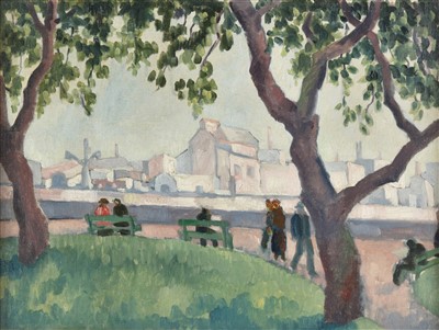 Lot 336 - Gurschner (Herbert, 1901-1975), Park Szene, circa 1922