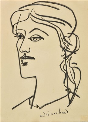 Lot 360 - Marchand (Andre, 1909-1997). Tete de Femme, circa 1950s