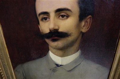 Lot 273 - Courtois (Gustave, 1853-1923). Portrait of a Gentleman