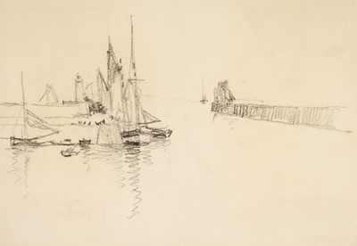 Lot 617 - Emanuel (Frank Lewis, 1866-1948). A drawing book of sketched views