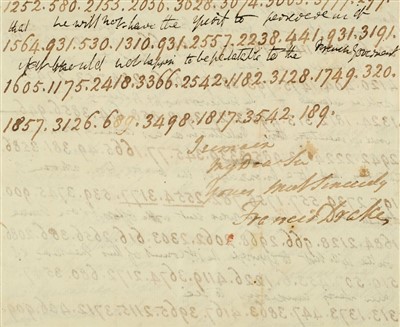 Lot 254 - Napoleonic Wars. Secret diplomatic autograph letter by Francis Drake, 1804