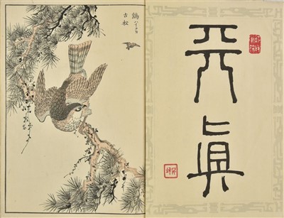 Lot 208 - Bunrei (Maekawa, 1837-1917). Studies of Birds and Plants by Bunrei, Yokohama, 1885