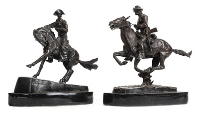 Lot 178 - Remington (Frederic Sackrider 1861-1909, after). Trooper of the Plains, 1909 [but later]