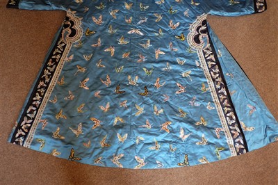Lot 143 - Chinese Robe. A Chinese silk robe from the family of Sir Thomas Francis Wade, mid-late 19th century