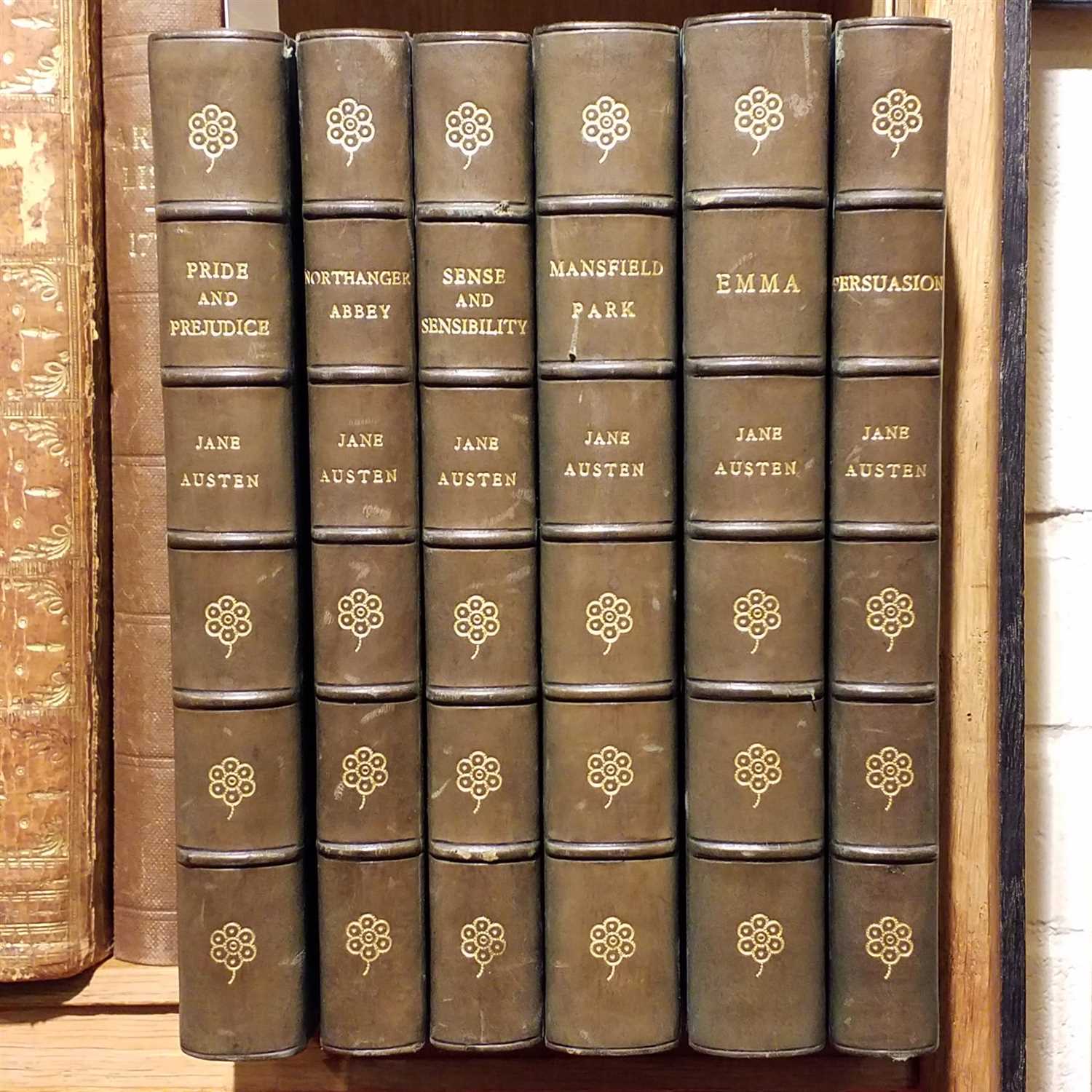 Lot 307 - Austen (Jane). [The novels, illustrated by C. E. Brock], 6 volumes, J. M. Dent & Co., 1907-9