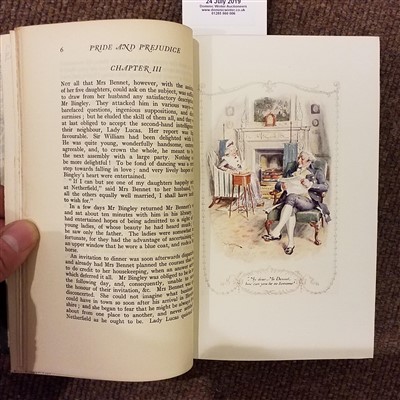 Lot 307 - Austen (Jane). [The novels, illustrated by C. E. Brock], 6 volumes, J. M. Dent & Co., 1907-9