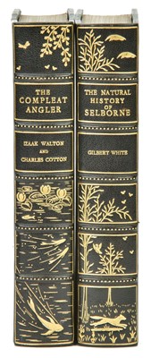 Lot 84 - Walton (Izaak). The Compleat Angler [and:] White (Gilbert). Natural History of Selborne, 1904-8