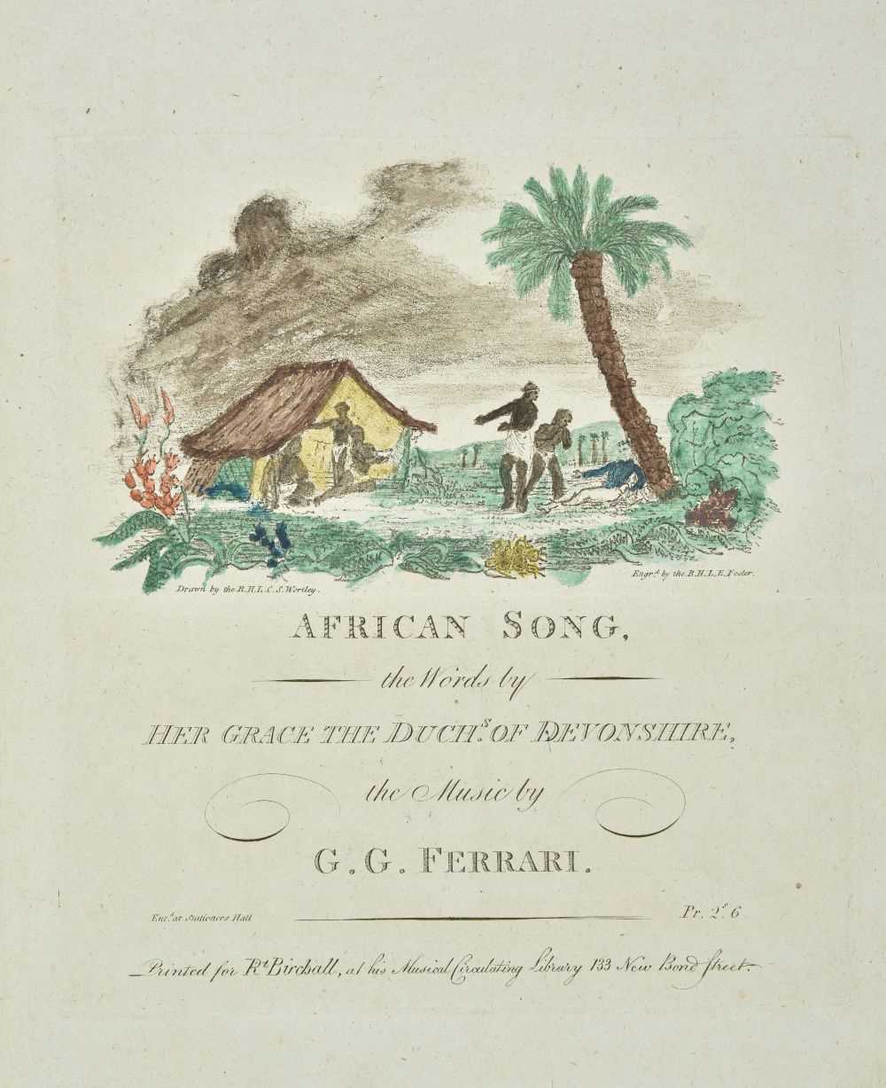 Lot 348 - Ferrari (Giacomo Gotifredo). African Song, circa 1800