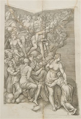 Lot 197 - Ghisi (Giorgio Mantovano, circa 1520-1582). The Last Judgement (after Michelangelo)