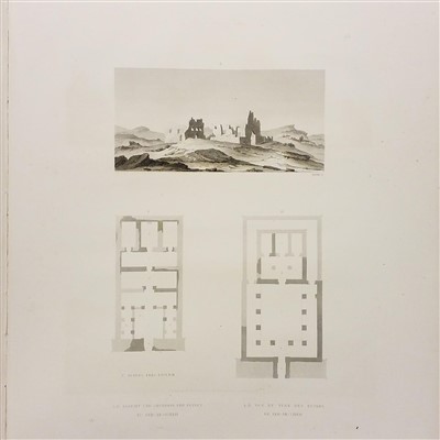 Lot 14 - Gau (Francois Chretien). Antiquities de la Nubie, ou monumens inedits des bords du Nil, 1822