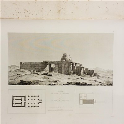 Lot 14 - Gau (Francois Chretien). Antiquities de la Nubie, ou monumens inedits des bords du Nil, 1822