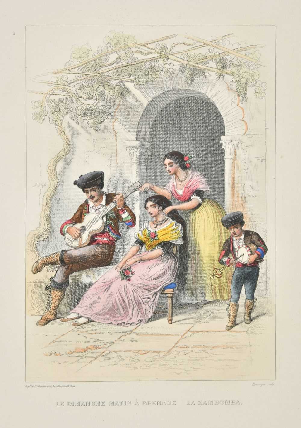 Lot 38 - Spain. Album pittoresque, Paris: A. Laplace, [circa 1850]