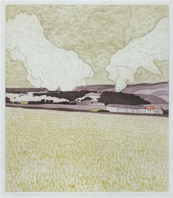 Lot 370 - Brunsdon (John, 1933-2014). Stubble Burning