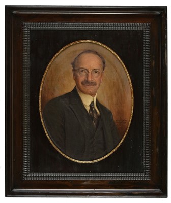 Lot 252 - Nick (Oskar Alfred, active 1900-1920s). Portrait of Rudyard Kipling, Vienna, 1923