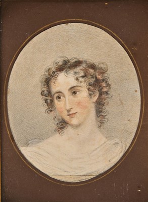 Lot 233 - English School. Portrait of Hester Smith, circa 1820