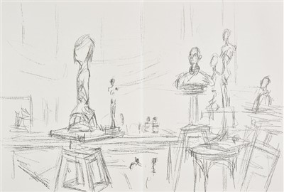 Lot 378 - Giacometti (Alberto, 1901-1966). Derriere le Miroir, Mai 1961