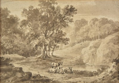 Lot 276 - Barker (Thomas of Bath, 1769-1847). Landscape with Cows