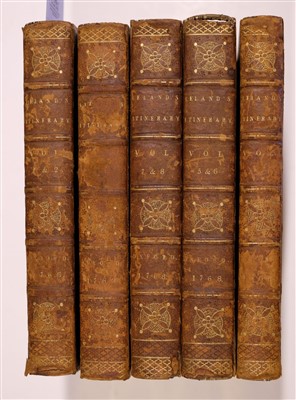 Lot 56 - Leland (John). Itinerary of John Leland the Antiquary, 9 volumes in 5, 3rd edition, Oxford, 1768-69