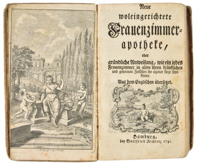 Lot 364 - Ladies Dispensatory. Neue Woleingerichtete Frauenzimmerapotheke, 1741