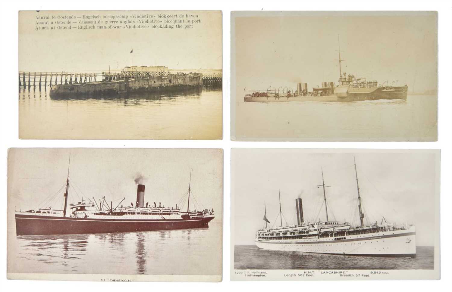 Lot 262 - Shipping Postcards. Approximately 600 shipping & maritime postcards, mostly pre 1950s