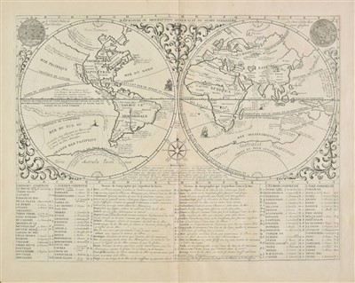 Lot 149 - World. Chatelain (Henry Abraham), MapMonde ou Description Generale..., circa 1720