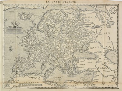 Lot 112 - Europe. De Belleforest (Francois), Le Carte D'Europe, 1575