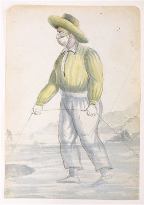 Lot 182 - Barbados. Fishing at Barbadoes, by W.P. Cocks, August 1826