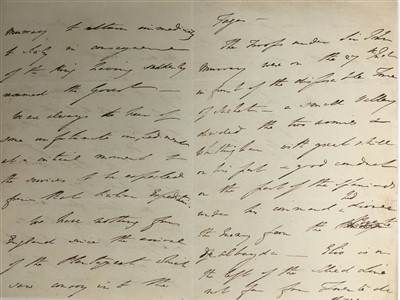 Lot 264 - Stuart (Sir Charles, 1779-1845). An interesting autograph letter signed, 1813