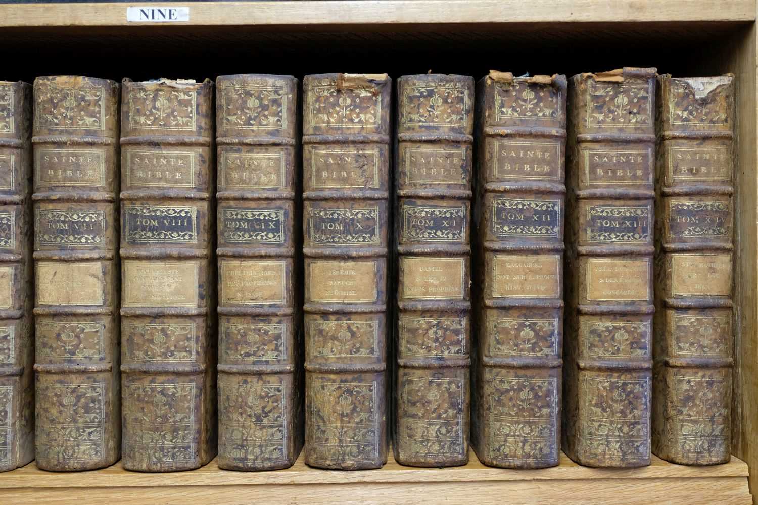 Lot 478 Bible [French].