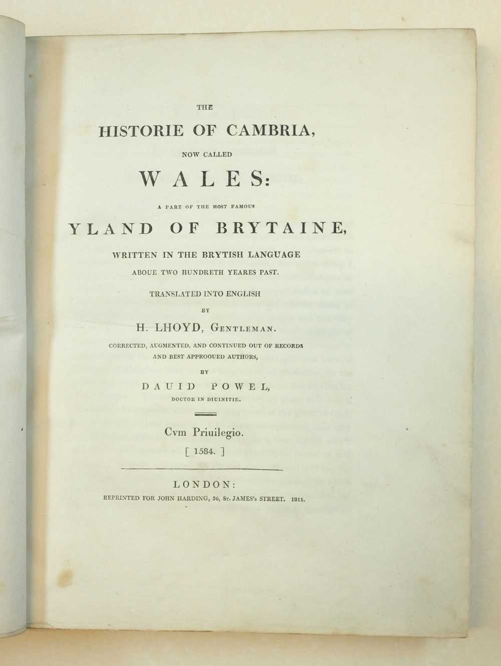 Lot 68 Caradoc of Llancarfan (Saint). The Historiie