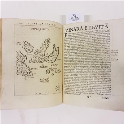 Lot 54 - Piacenza (Franceso). L'Egeo Redivivo, 1st edition, Modena, 1688