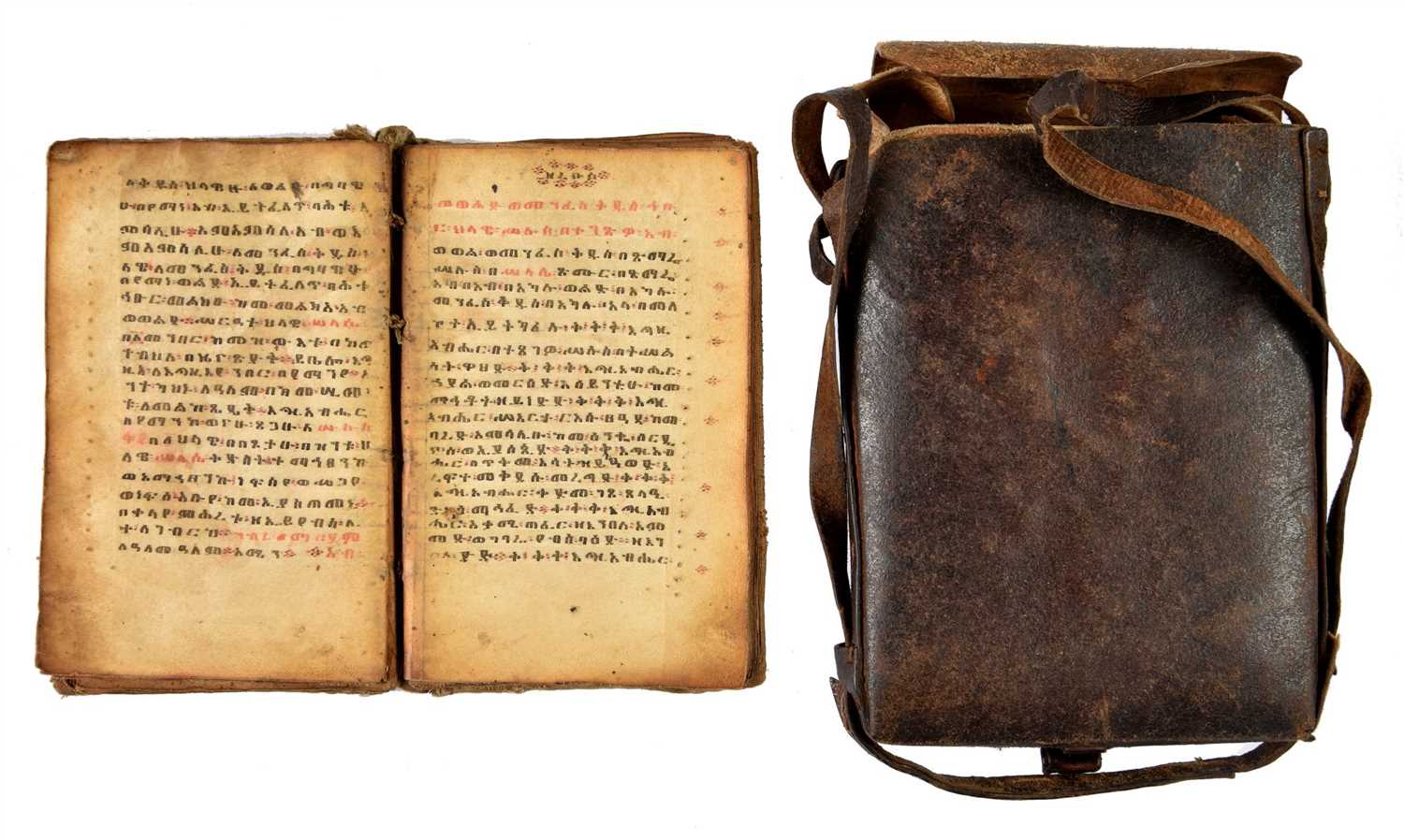 Lot 263 - Ge'ez manuscript. Religious manuscript on parchment, Ethiopia, early 20th century