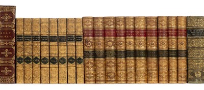Lot 147 - Bindings. Decline and Fall of the Roman Empire, by Edward Gibbon, 8 volumes, 1821, & others