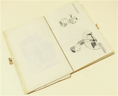 Lot 132 - Album of footballer caricatures, c.1930