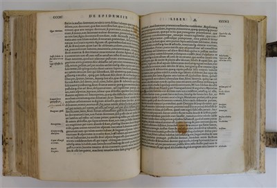 Lot 181 - Hippocrates, [Opera], 1st edition in Latin, 1525