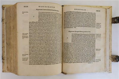 Lot 181 - Hippocrates, [Opera], 1st edition in Latin, 1525
