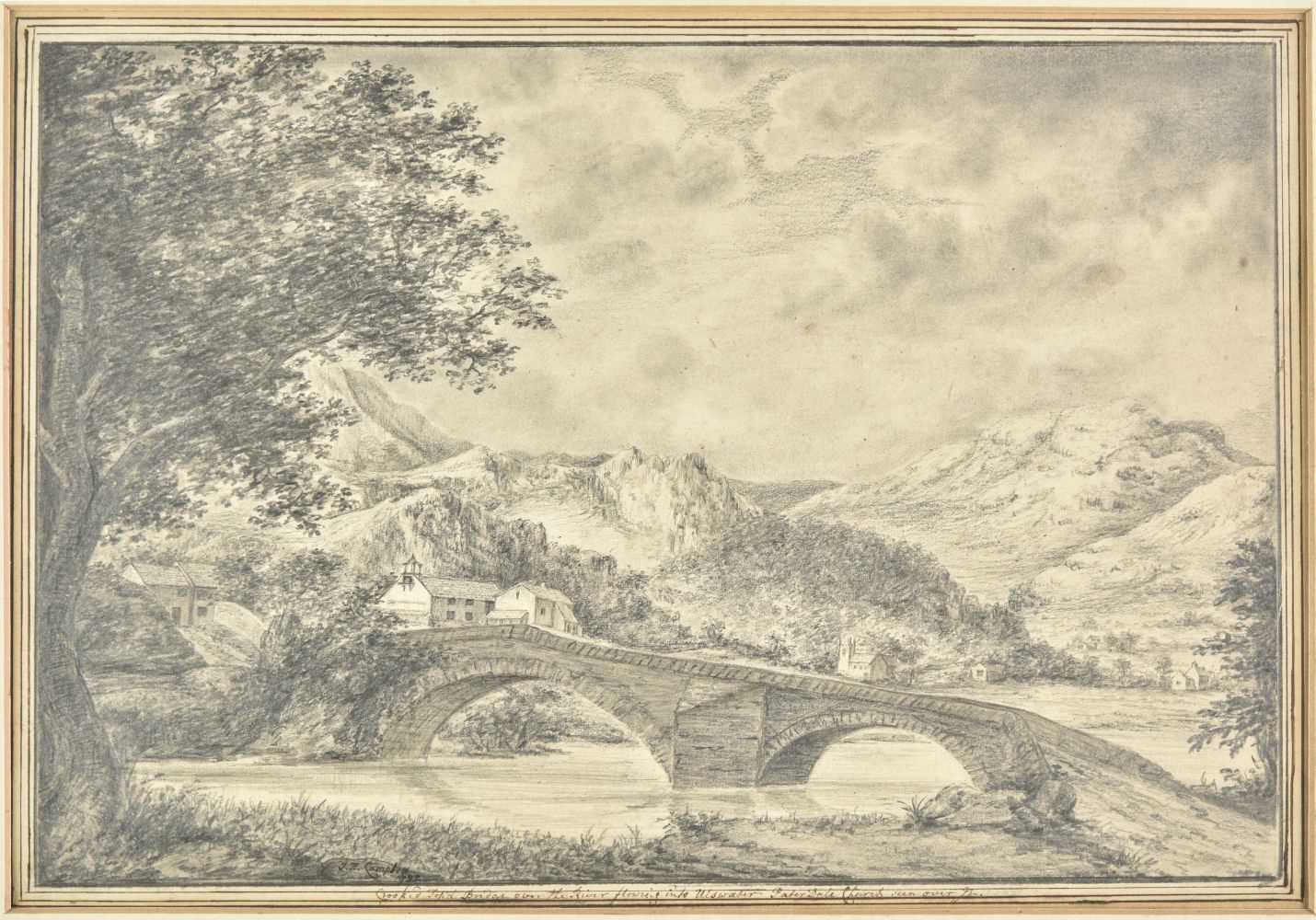 Lot 291 - Campbell (John Henry, 1757-1828). Crooked Top'd Bridge over the River flowing into Ulswater, 1792