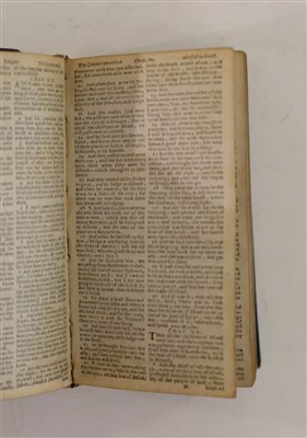 Lot 254 - Bible [English]. The Holy Bible Containing the Old Testament and the New, London: John Field, 1658