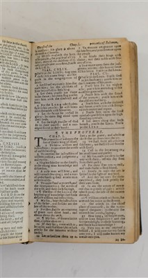 Lot 254 - Bible [English]. The Holy Bible Containing the Old Testament and the New, London: John Field, 1658