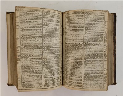 Lot 250 - Bible [English]. Holy Bible: Containing the Old Testament and the New, London: Robert Barker, 1636