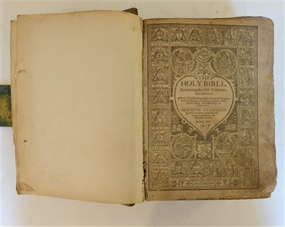 Lot 245 - Bible [English]. The Holy Bible..., London: Bonham Norton & John Bill, 1619