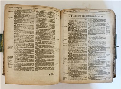 Lot 245 - Bible [English]. The Holy Bible..., London: Bonham Norton & John Bill, 1619