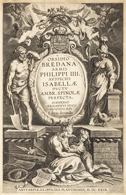 Lot 376 - Hugo (Hermann). Obsidio Bredana, 2nd edition, Antwerp: Plantin, 1629