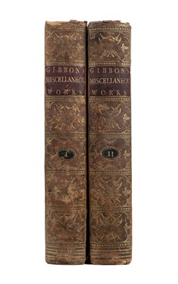 Lot 374 - Gibbon (Edward). Miscellaneous Works, 2 volumes, 1796