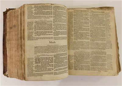 Lot 236 - Bible [English]. [The Bible..., London: Deputies of Christopher Barker, 1595]