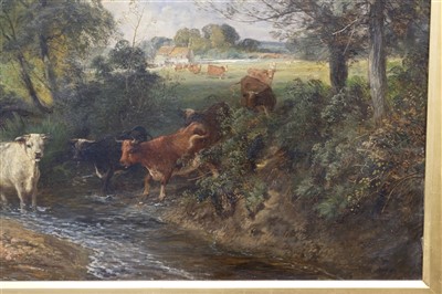 Lot 281 - Meadows (Edwin, 1828-1888). A Summer's Noon, Lambourn, Essex, 1880