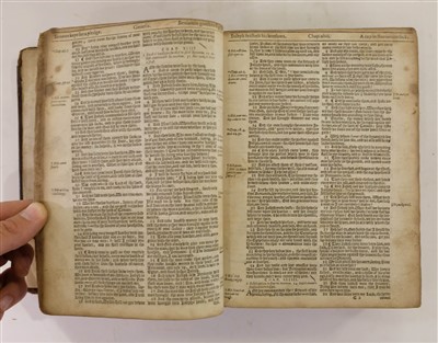 Lot 244 - Bible [English]. The Bible, London: Robert Barker, 1615